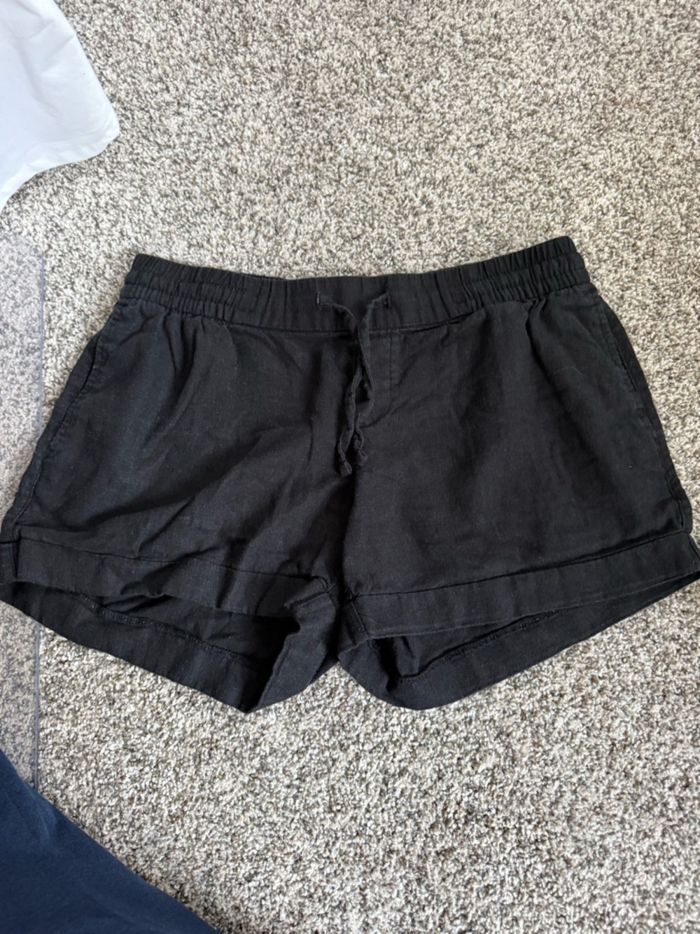 Old Navy Black Pull‑On Lounge Shorts